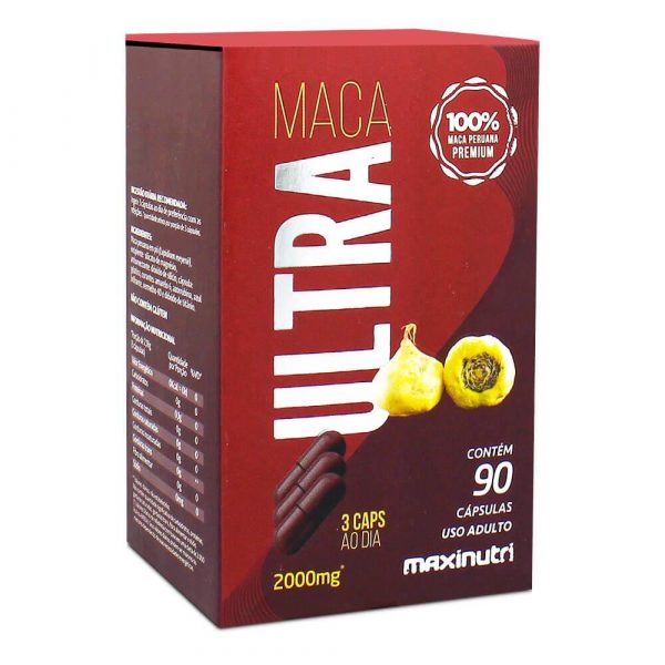 Maca Ultra Maxinutri Mg Caixa C Psulas Emp Rio Pires